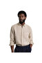 Men's Beige Regular Fit Button Collar Linen Shirt - 2