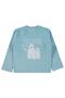 Golsut Polar Bear Printed Pajama Set for 3-11 Years - Blue - 4