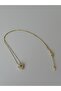 Minimal Clover Necklace with Stone - 3
