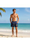 Men's Pocketed and Lined Sea Shorts Navy Blue Color Bb2358 - 2