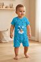 Teddy Bear Printed Unisex Baby Rompers Cotton Baby Rompers