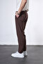 Regular Fit Elastic Waist Fabric Trousers - 4