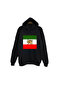 Iran History Revolution Resistance Prince Flag Persian B Printed Unisex %100 P Cotton Black K Hooded Sweatshirt