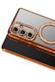 Joke Glittery Magneticsafe Case Compatible with Samsung Galaxy S26 - Orange - 2
