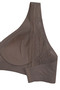 Non-wired Laser Cut Detailed Back Lace Piece Stitch-Free Bra - 2