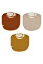 Nessiworld Muslin Apron 3-Piece 60101 Tile Beige Mustard