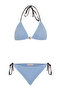 Knitwear Baby Blue Triangle Bikini - 3