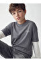 Esvab • Modern & Distinctive Zero Roba Collar Inner Long Sleeve Boys' T-Shirt - 2