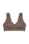 Non-wired Laser Cut Detailed Back Lace Piece Stitch-Free Bra