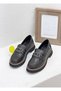 D26Ya-3765 Buckle Detail Genuine Leather Leather cm Thick Sole Loa Loafers Shoes for Women - 2