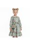 Floral Girl's Dress with Bag