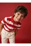Quality Parts from Çelebi Store Devril Roba Yaka Striped Boy Piqué T-Shirt