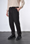 Elastic Waist Baggy Linen Trousers - 3