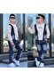 Boy's Denim Trousers Sweet Two-Piece Set - 3