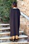 Plus Size Dress That Hides the Kilos with Black Laser Stone - 4