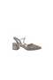 Ceylan 854 Women's Gold Shiny Stone Banded Block Heel Large Size Evening Dress Shoes 41 42