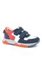 3880 Rakerplus Genuine Leather Navy Blue White Red Children's Sneakers S Sports Shoes with Velcro - 2