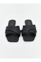 Trendlucky Leather-Look Cross-Strap Women's Slippers with a Difference - 4