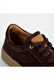 Men's Bitter Brown Lace-Up Suede Sports Shoes - 7