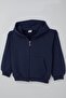 Boys' Tracksuit Set, Zippered Pocket Pieces with Laces, Ages 5-14, Navy Blue - 6