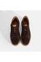 Men's Bitter Brown Lace-Up Suede Sports Shoes - 8