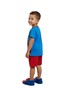 - -Boys Night Pajama Set – Short Sleeve Sleepwear, Blue & Red, 2–6 Years - 4