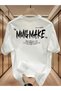 Mix Printed Unisex Women'S/Men's Oversize Crewneck T-Shirt