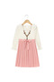 Kolyeli Pleated Holiday Dress with Cotton Pieces Pmb01 - 2