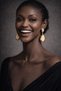 Becca Cream Color Stone Dangle Statement Earrings - 2