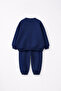 KPOP Demon Hunters Huntrix Rumi Mira Zoey Printed Oversized Unbrushed Girls' Sweatshirt and Pants Set - 2