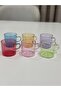 Set of 6 Colorful Coffee and Tea Cups - 2
