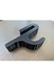 Shower Cabin Glass Top Towel Rack Single & Double – Robe & Towel Hanging Bracket - 3