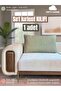 1Pcs Large Backrest Cushion Cover - Back Cushion Pillow Cover with Zipper-Paw-Friendly Fabric Tubular Model
