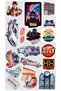 Back to the Future Sticker Set – 22X30 cm Retro Movie Stickers |   Delorean, Hoverboard, Mcfly - 2