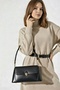 Women's Daily Hand and Shoulder Bag, High-Quality Artificial Leather and Craftsmanship, Luxurious Gold Detail, Stylish Design