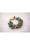 Blue Agate |   Dalmatian Jasper Natural Stone Charm Handmade Bracelet Limited Edition - 4