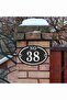 Wall - Door - Garden - Building - Villa - Table Number 25X15 cm 4 Outdoor - 2