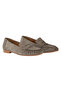 Suede Seam Detail Loafers Dg6109 - 3