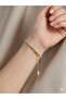 Akuamarin 4mm Natural Stone Handmade Bracelet - 2