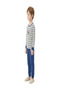 - -Boys Pajama Set – Blue Long Sleeve Cotton Blend Sleepwear, 4–10 Years - 3