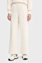 Cotton Lu Regular Fit High Waist Wide Leg Trousers Pants Xw001830 Af10818 U