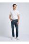 Sawyer P Narrow Leg Mid Waist Mid Indigo Jean Pants