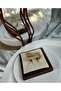 Zircon Stone Cross Model Women's Gold Ring