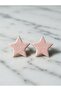 Pink Star Enamel Wave Patterned Minimal Earrings - Steel Does Not Tarnish - 3