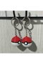 Set of 2: Pokéball (Pokemon Ball) Keychain - "I Chose You" Lover and Friend Combination - 6