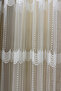 1-3 Sik Pi̇le Li̇zbon Pattern Br Embroidered Ü Sheer Curtain Full White Iron-Resistant Skirts Leaded Tulle Tulle De - 7
