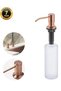 Built-In Liquid Soap Dispenser Rose Color Top-Fill Feature Compatible for Kitchen and Bathroom Imported 7 Years Warranty 500ml