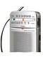 راديو باناسونيك الجيب AM/FM طراز RF-P50 فضي - 2