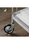 عربة تقديم ضيافة متحركة قابلة للطي من بكسل الأثاث, برفين مستطيلة للشاي والقهوة, تصميم عملي وأنيق - 7