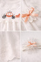Baby Girl Lace Detailed Holiday Dress (with Bandana and Panties as a Gift) - 3